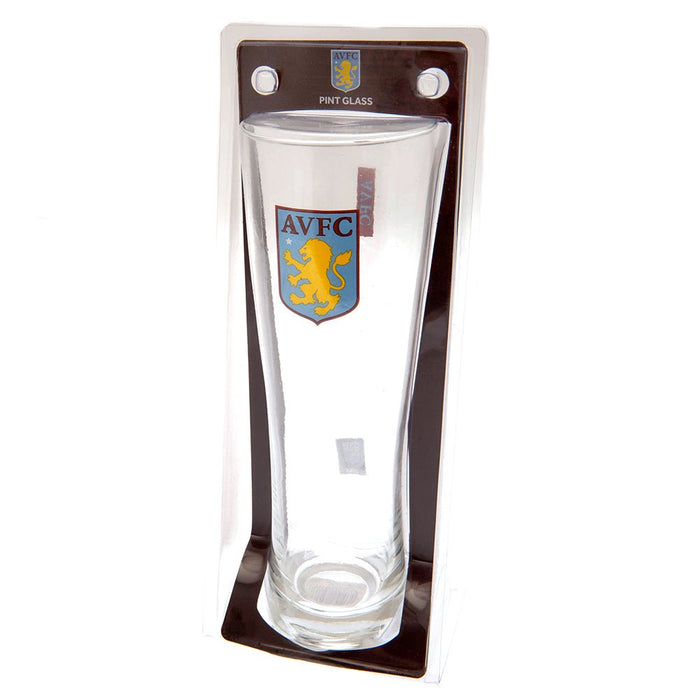 Aston Villa FC Tall Beer Glass - Excellent Pick