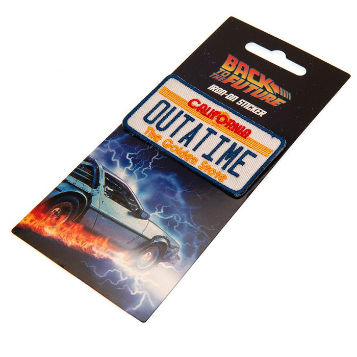Back To The Future Iron-On Patch - Excellent Pick