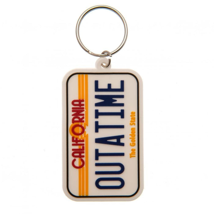 Back to the Future Pvc Keyring License Plate - Excellent Pick
