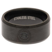 Celtic FC Black IP Ring Medium - Excellent Pick
