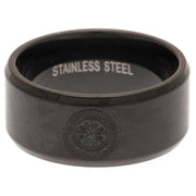 Celtic FC Black IP Ring Medium - Excellent Pick