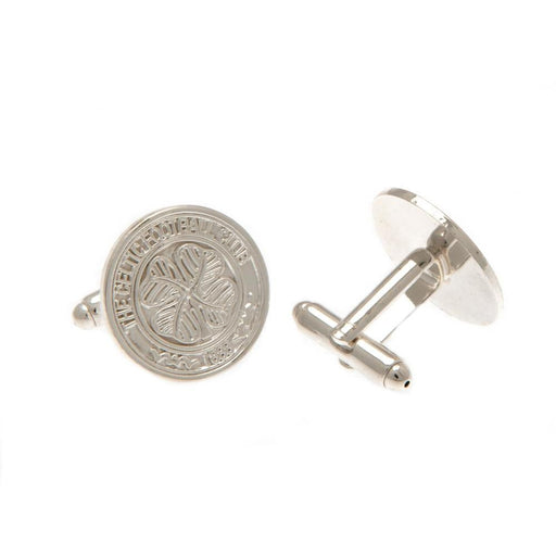 Celtic FC Silver Plated Formed Cufflinks - Excellent Pick