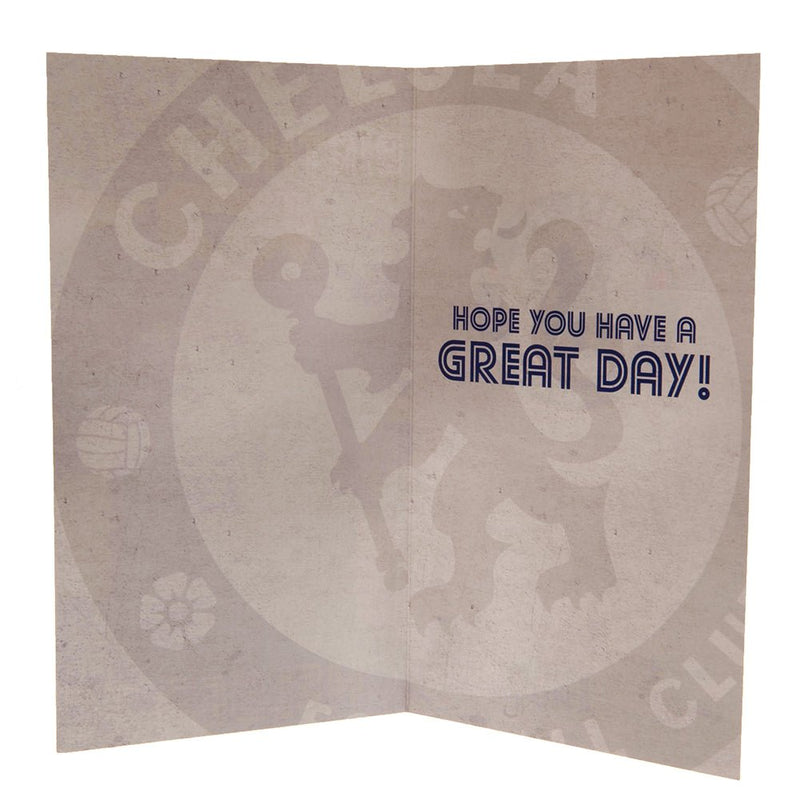 Chelsea FC Birthday Card Retro - Excellent Pick