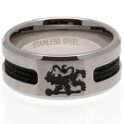 Chelsea FC Black Inlay Ring Large - Excellent Pick
