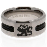 Chelsea Fc Black Inlay Ring Medium - Excellent Pick