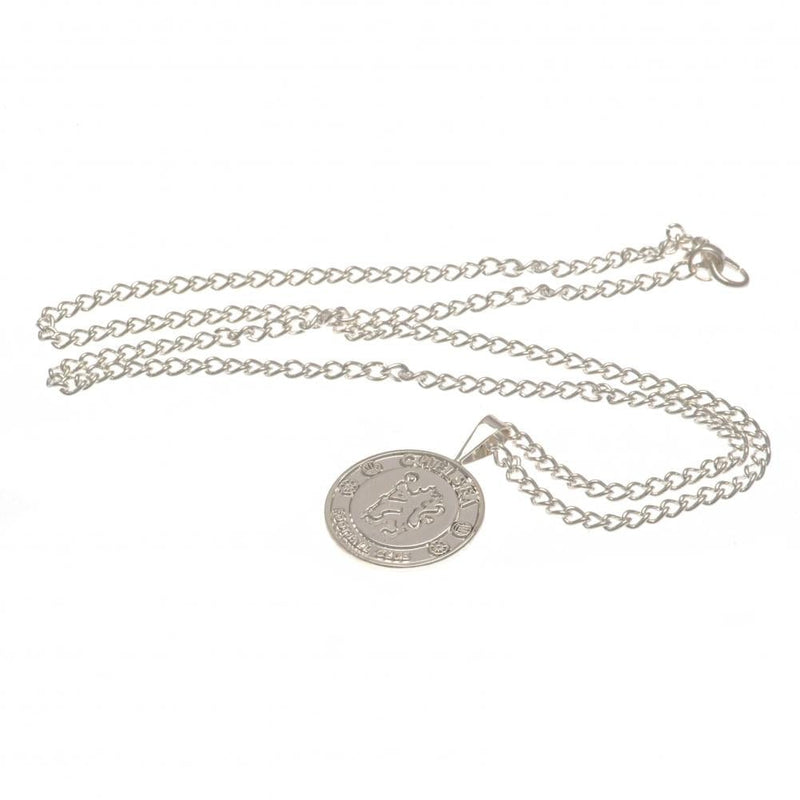 Chelsea FC Silver Plated Pendant & Chain XL - Excellent Pick