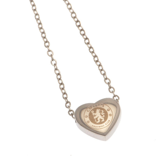 Chelsea FC Stainless Steel Heart Necklace - Excellent Pick