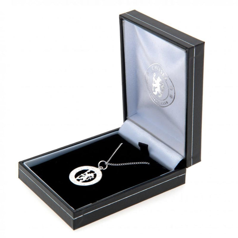 Chelsea FC Sterling Silver Pendant & Chain CR - Excellent Pick