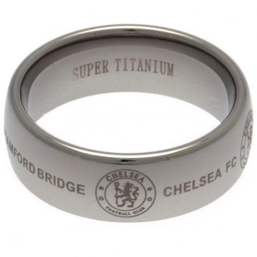 Chelsea FC Super Titanium Ring Large - Excellent Pick