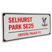 Crystal Palace FC Street Sign RW - Excellent Pick