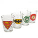 DC Comics 4pk Shot Glass Set - Excellent Pick