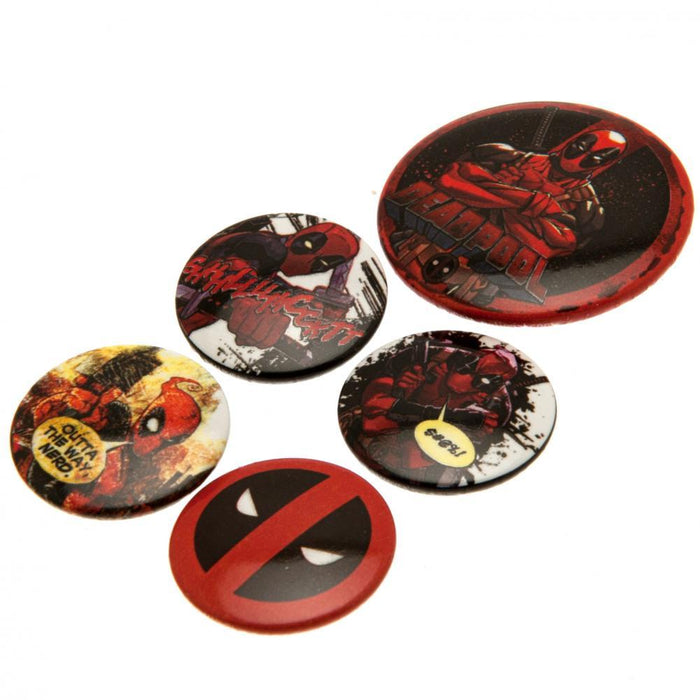 Deadpool Button Badge Set - Excellent Pick