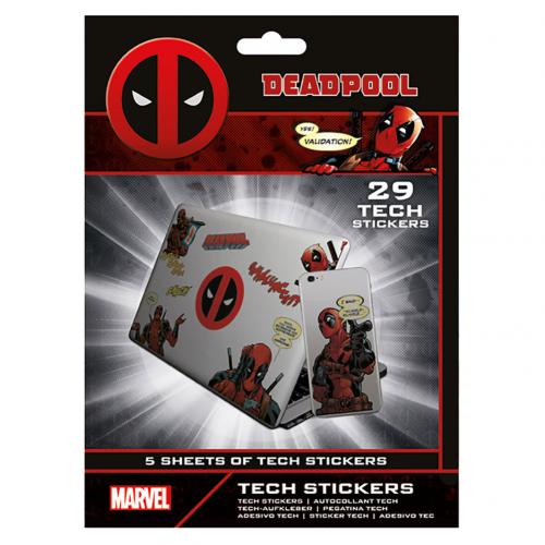 Deadpool Tech Stickers - Excellent Pick