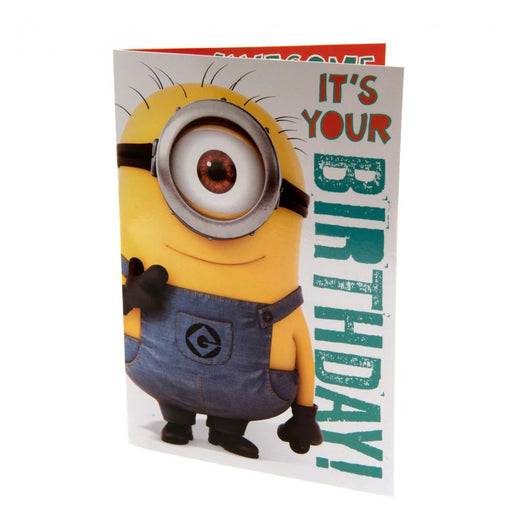 Despicable Me Minion Birthday Sound Card - Excellent Pick
