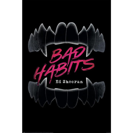 Ed Sheeran Poster Bad Habits 176 - Excellent Pick