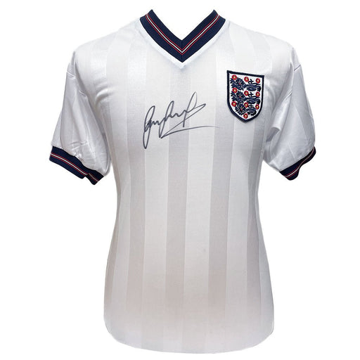 England FA 1986 Lineker Signed Shirt - Excellent Pick