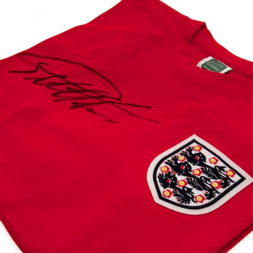 England FA Sir Geoff Hurst Signed Shirt - Excellent Pick
