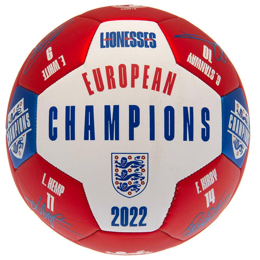 England Lionesses European Champions Signature Football - Excellent Pick