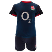 England RFU Shirt & Short Set 9/12 mths NV - Excellent Pick