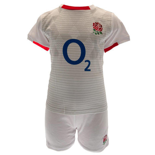 England RFU Shirt & Short Set 9/12 mths ST - Excellent Pick