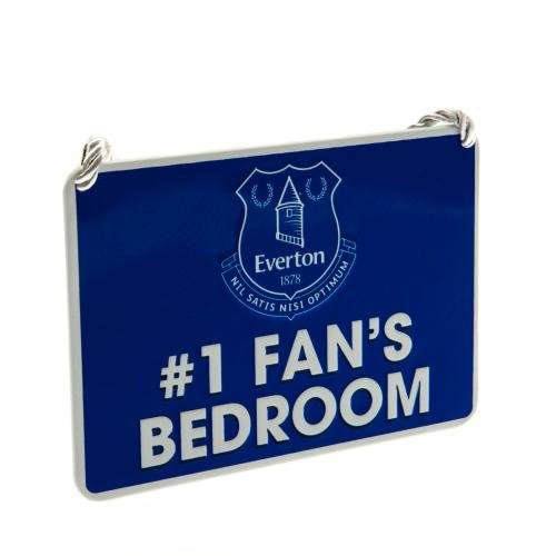 Everton FC Bedroom Sign No1 Fan - Excellent Pick