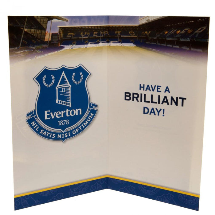 Everton FC Birthday Card - Excellent Pick