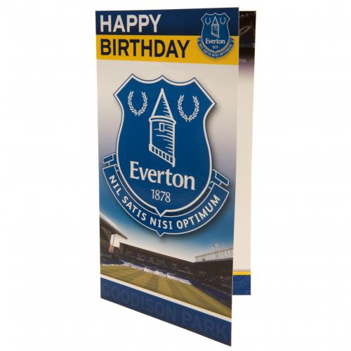 Everton FC Birthday Card - Excellent Pick