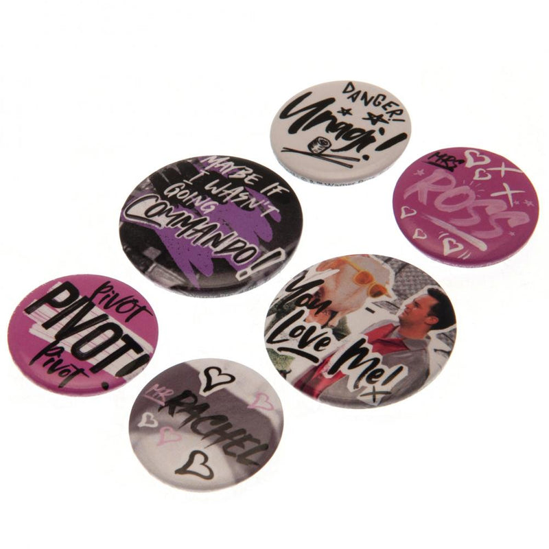 Friends Button Badge Set Doodle - Excellent Pick