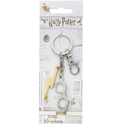 Harry Potter Charm Keyring Lightning Bolt & Glasses - Excellent Pick