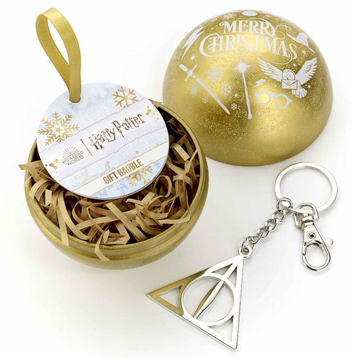 Harry Potter Christmas Gift Bauble Gold Icons - Excellent Pick