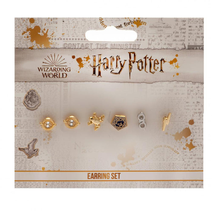 Harry Potter Gold Plated Earring Set - Excellent Pick