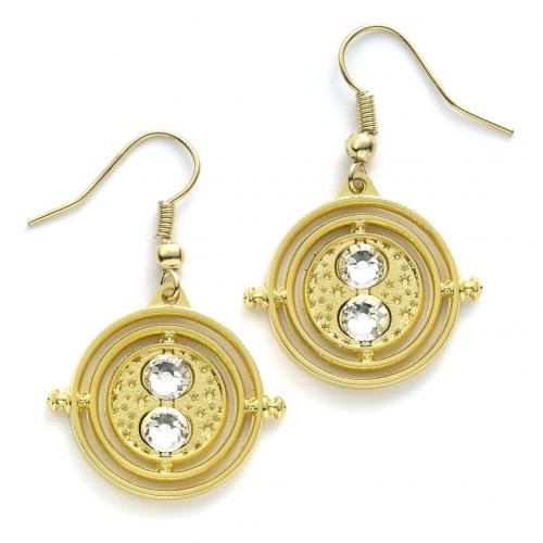 Harry Potter Gold Plated Earrings Time Turner - Excellent Pick