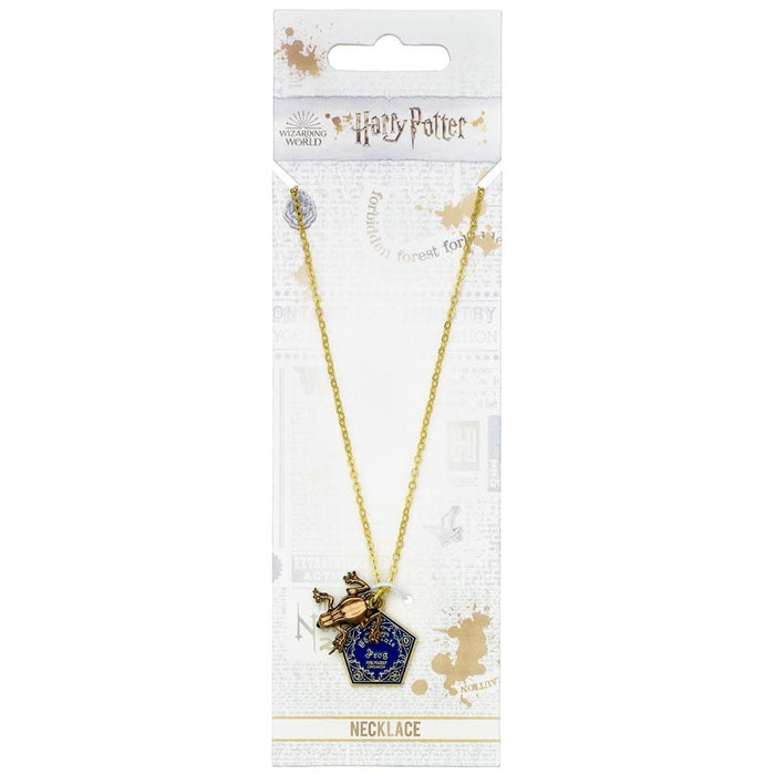 Harry Potter Gold Plated Necklace Chocolate Frog - Excellent Pick