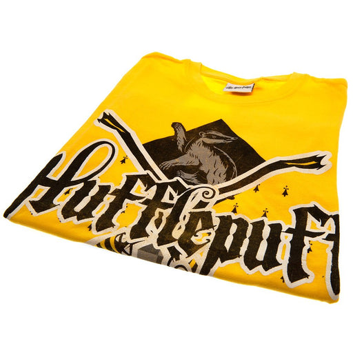 Harry Potter Hufflepuff T Shirt Junior 11-12 Yrs - Excellent Pick