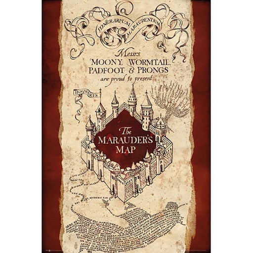 Harry Potter Poster Marauders Map 293 - Excellent Pick