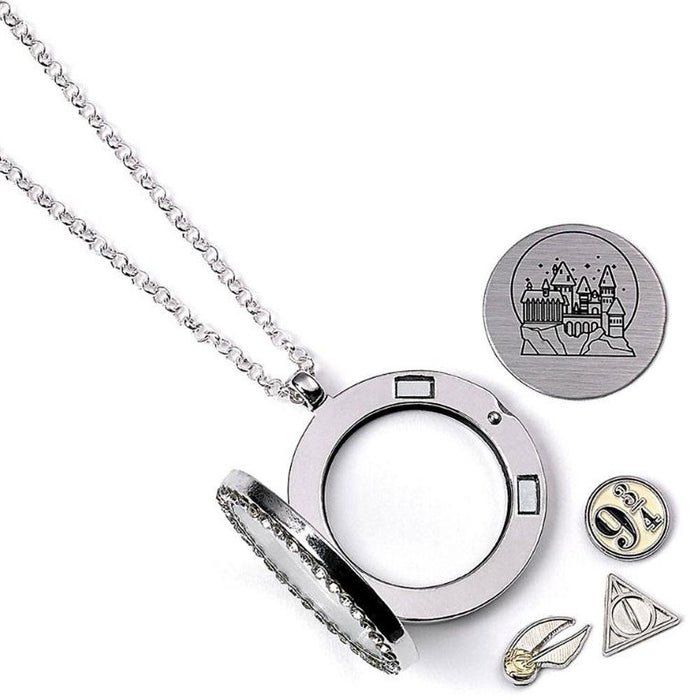 Harry Potter Silver Plated Charm Locket Necklace - Excellent Pick