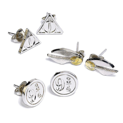 Harry Potter Silver Plated Earring Set - Excellent Pick