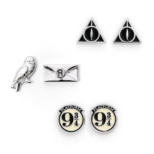 Harry Potter Silver Plated Earring Set CL - Excellent Pick