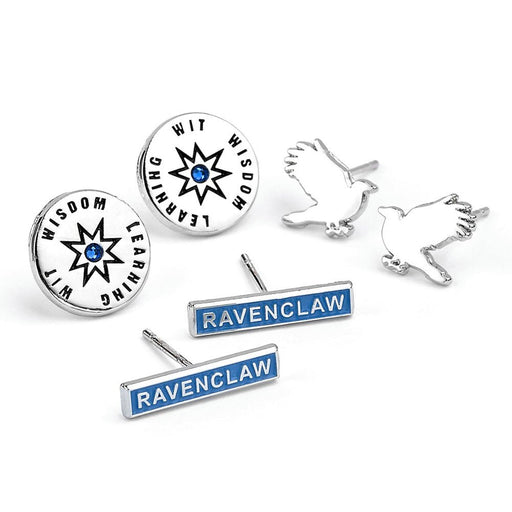 Harry Potter Silver Plated Earring Set Ravenclaw - Excellent Pick