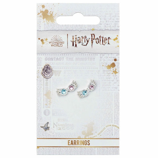 Harry Potter Silver Plated Earrings Luna Spectrespecs - Excellent Pick
