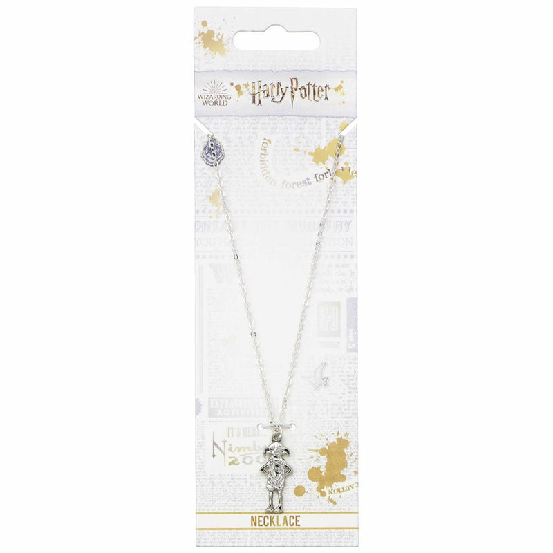 Harry Potter Silver Plated Necklace Dobby House Elf - Excellent Pick