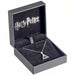 Harry Potter Sterling Silver Crystal Necklace Deathly Hallows - Excellent Pick