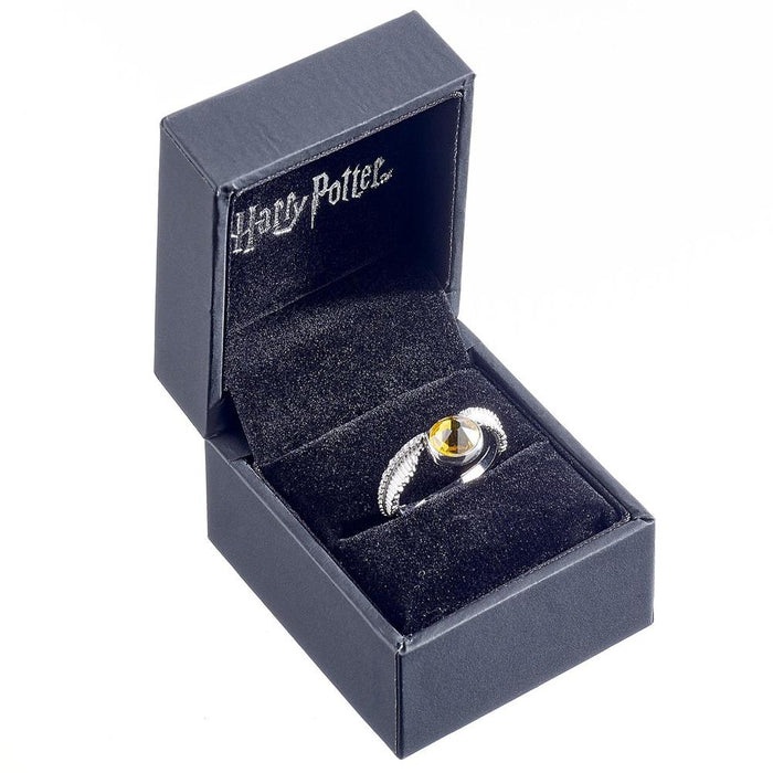 Harry Potter Sterling Silver Crystal Ring Golden Snitch Small - Excellent Pick
