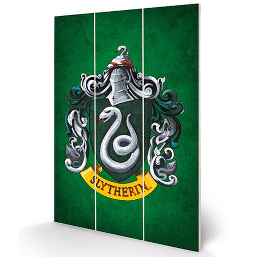 Harry Potter Wood Print Slytherin - Excellent Pick