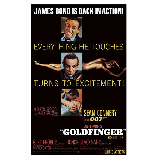 James Bond Poster Goldfinger 215 - Excellent Pick