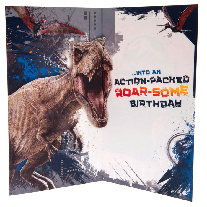 Jurassic World Birthday Card - Excellent Pick