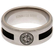 Leicester City FC Black Inlay Ring Medium - Excellent Pick