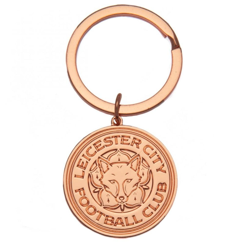 Leicester City FC Rose Gold Plated Keyring - Excellent Pick