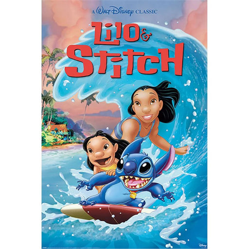 Lilo & Stitch Poster Wave Surf 178 - Excellent Pick