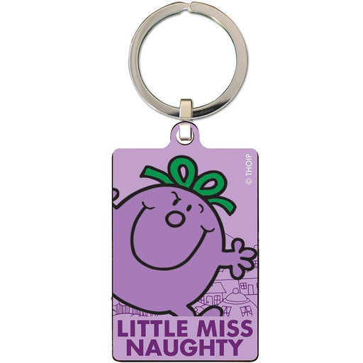 Little Miss Naughty Metal Keyring - Excellent Pick